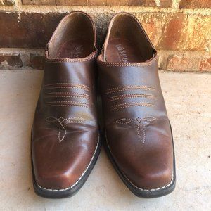 Self Esteem Dark Brown Booties